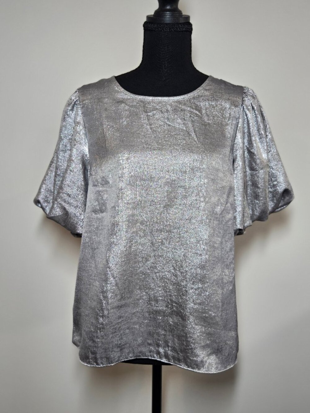 Ann Taylor Factory Metallic Top XS